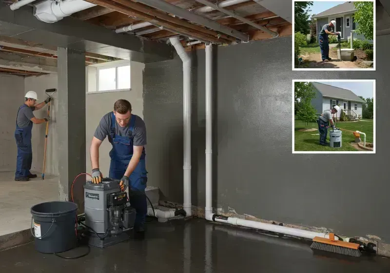 Basement Waterproofing and Flood Prevention process in Newark, IL